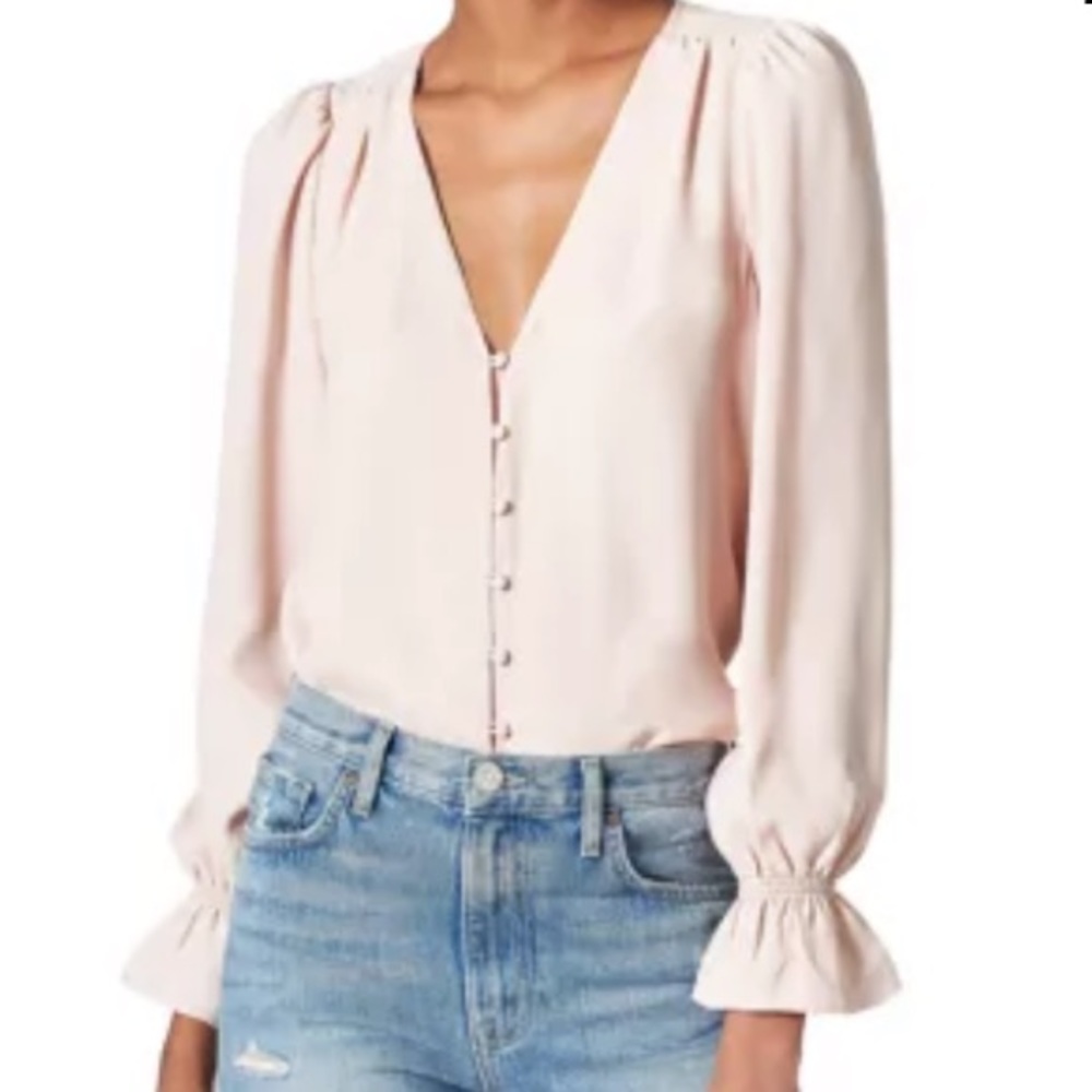 Joie Poet-Sleeve Button Front Bolona Blouse (NWT) - M